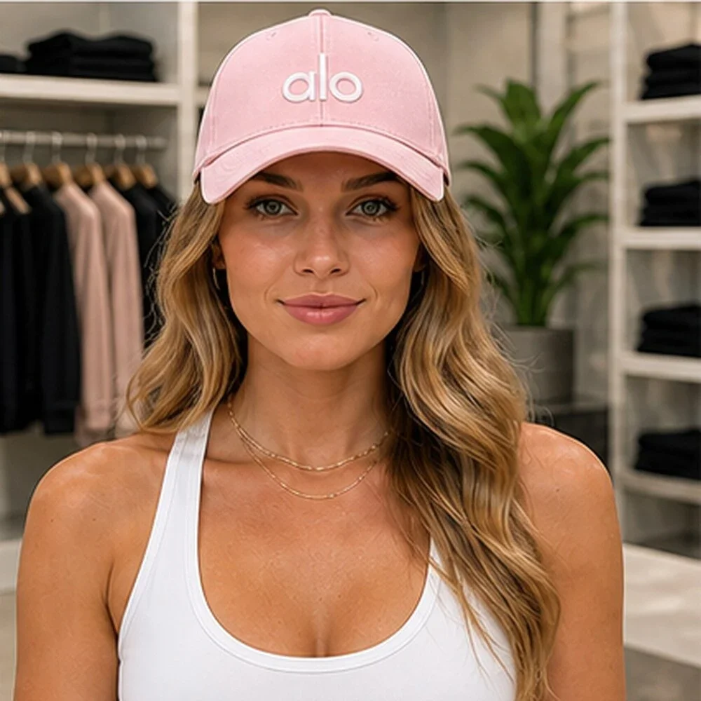 ALO Yoga Pink Active Baseball Cap Hat NWT